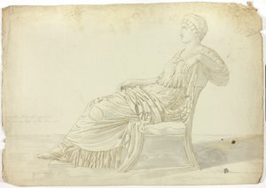 Oude Beeld van Agrippina door John Downman