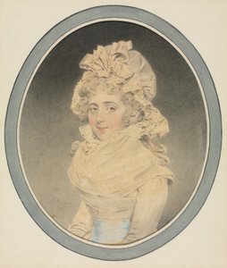 Lady Caroline Wrottesley, 1792 door John Downman