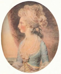 Mary Isabella, hertogin van Rutland, ca. 1781 door John Downman