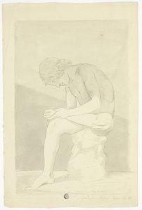 De Doornplukker (Lo Spinario) door John Downman