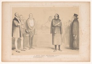 Spotprent met Disraeli als Shylock door John Doyle
