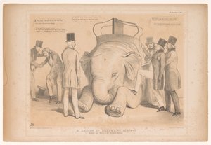 Spotprent over de aanstelling van Henry Hardinge als gouverneur van India
