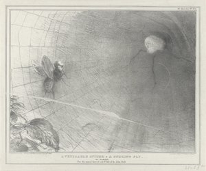 Talleyrand als een spin in zijn web, 1832 Political Sketches door John Doyle