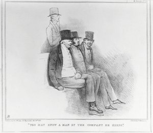 Je kunt een man kennen aan het gezelschap dat hij houdt, 1833