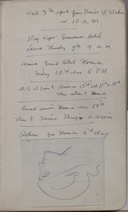 Schetsboek met 60 schetsen en illustraties, geschriften over tempera verf en kunstenaars waaronder Botticelli door John Duncan