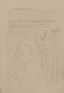 Zonder titel [Mannelijke figuur] door John Duncan