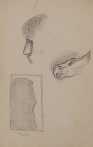 Zonder Titel [Potloodschetsen] door John Duncan