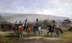 B Troop van de 2e West Yorkshire Yeomanry Cavalry