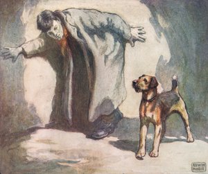 Politiehond aan het werk, illustratie uit 