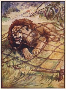 De Leeuw en de Muis door John Edwin Noble