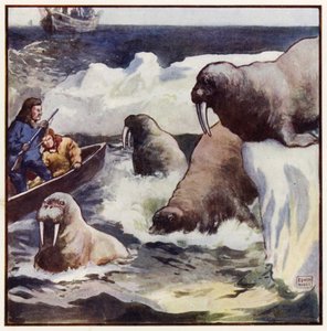 De kolossale wezens kronkelden zich met ongelooflijke snelheid door John Edwin Noble