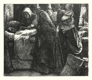 De Heer van Burleigh door John Everett (after) Millais