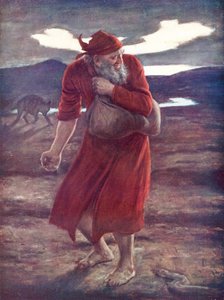 De zaaier van onkruid door John Everett (after) Millais