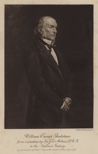William Ewart Gladstone, Britse liberale staatsman en premier door John Everett (after) Millais