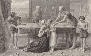 Christus in het huis van zijn ouders