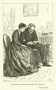 Illustratie voor Phineas Finn door Anthony Trollope door John Everett Millais