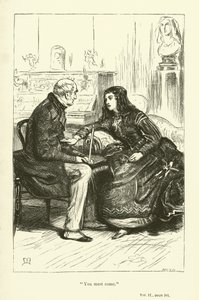 Illustratie voor Phineas Finn door Anthony Trollope door John Everett Millais