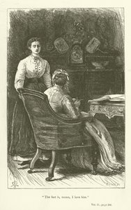 Illustratie voor Phineas Finn door Anthony Trollope door John Everett Millais