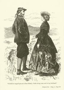 Illustratie voor Phineas Finn door Anthony Trollope door John Everett Millais