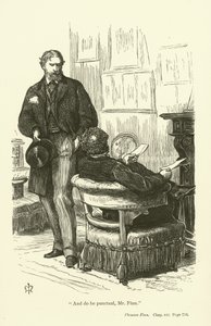 Illustratie voor Phineas Finn door Anthony Trollope door John Everett Millais