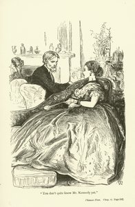 Illustratie voor Phineas Finn door Anthony Trollope door John Everett Millais