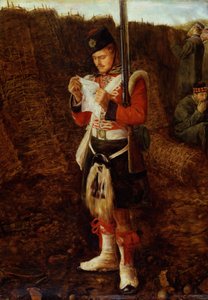Nieuws van thuis door John Everett Millais