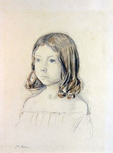 Portret van Mary Gertrude Holmes door John Everett Millais