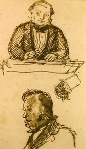 De veilingmeester door John Everett Millais