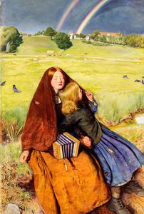Het blinde meisje, 1856 door John Everett Millais
