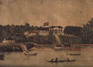 Eerste Government House, Sydney, c.1807