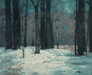 Bossen in de winter, ca. 1912