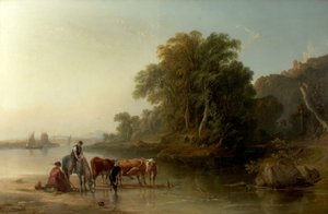 De Waterplaats, 1840 door John F. Tennant