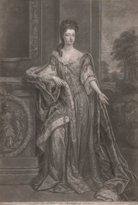 Schoonheden van Hampton Court: De Eerbare Mary, Gravin van Dorset door John Faber the younger