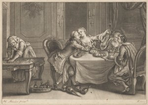 Verloren Zoon met Hoeren door John Faber the younger