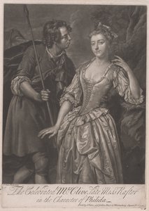 De beroemde mevrouw Clive, voorheen Miss Rafter, in de rol van Philida
