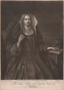 De Dame Howard Abdis van de Engelse Nonnen in Antwerpen door John Faber the younger