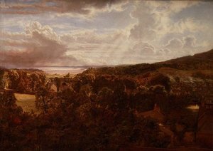 Een dorp in Galloway door John Faed