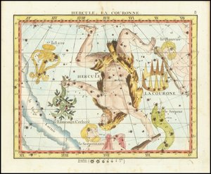 Hercules, De Kroon door John Flamsteed