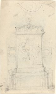 Ontwerp voor het Graf van Dr. Joseph Warton door John Flaxman