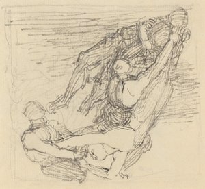 Figuur die door de Lucht wordt Getransporteerd door John Flaxman