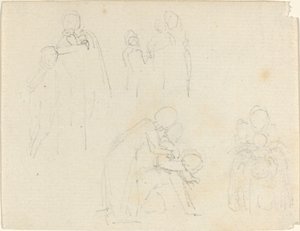 Vier Groepen Figuren door John Flaxman