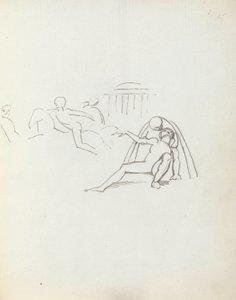 John Philip Kemble als Hamlet door John Flaxman
