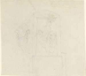 Monument voor Agnes Cromwell (?) door John Flaxman