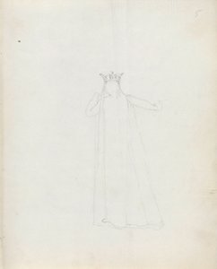 Mevrouw Siddons als Constance door John Flaxman