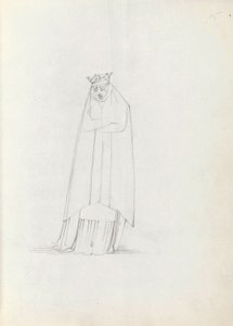 Mevrouw Siddons als Constance door John Flaxman