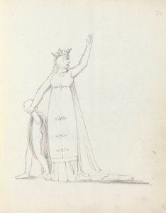 Mevrouw Siddons als Constance met kind