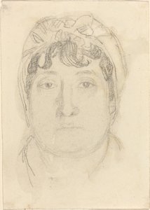 Portret van een Vrouw door John Flaxman