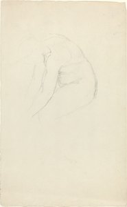 Zittende Figuur Voorovergebogen door John Flaxman
