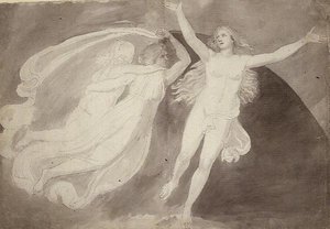 De Hemelvaart van een Ziel door John Flaxman