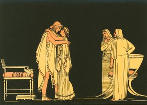 De ontmoeting van Odysseus en Penelope